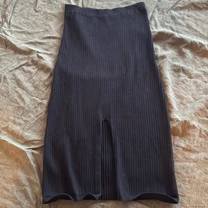 Free People Black Pencil Skirt medium